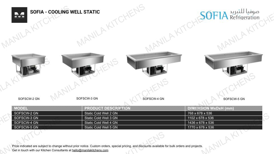 Sofia Static Cold Well 2 GN (SOFSCW-2 GN)