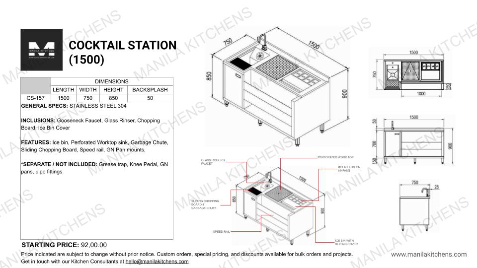 Cocktail Station 1500