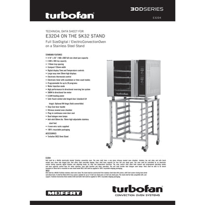 Turbofan Electric Convection Oven