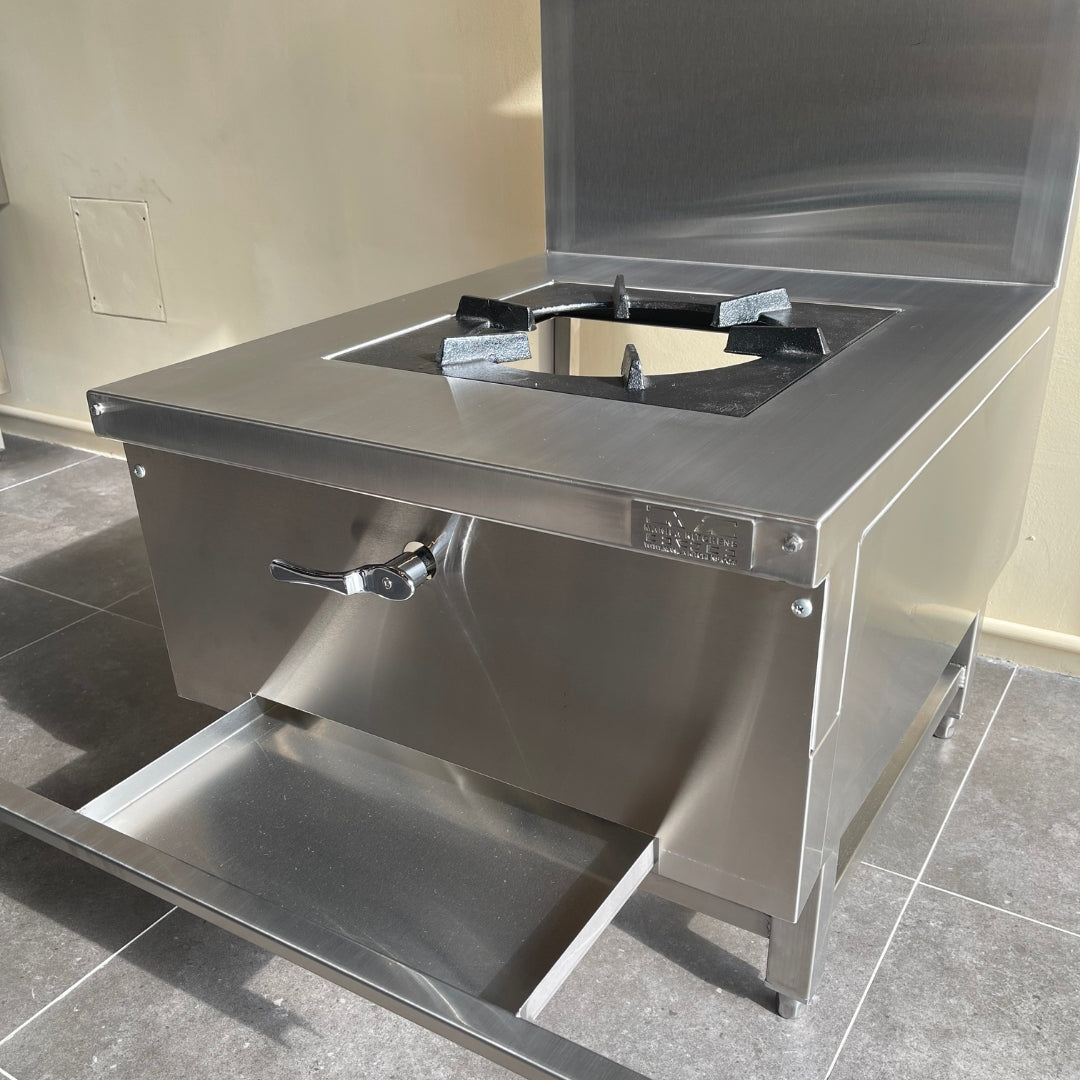 1-Top High-Pressure Lowered Stock Pot Burner