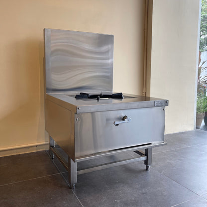 1-Top High-Pressure Lowered Stock Pot Burner