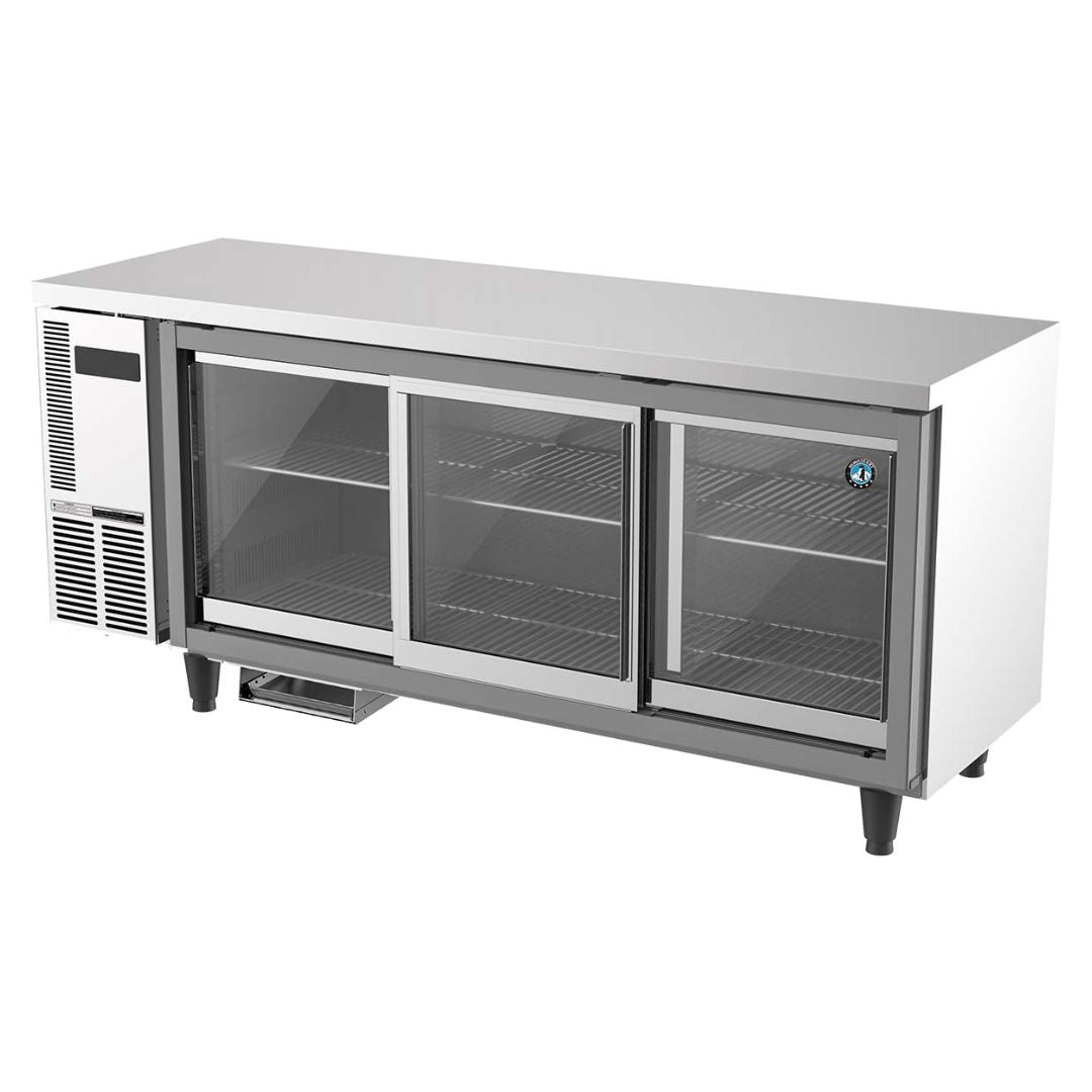 Hoshizaki 3-Glass-Door Narrow Undercounter Chiller (RT-186MA-PSG)