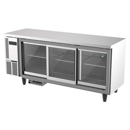 Hoshizaki 3-Glass-Door Narrow Undercounter Chiller (RT-186MA-PSG)