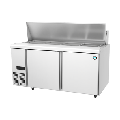 Hoshizaki 2 Door Cover and Cutting Board Salad long Undercounter Chiller *Pans not included (RT-158MA-P-PRS)