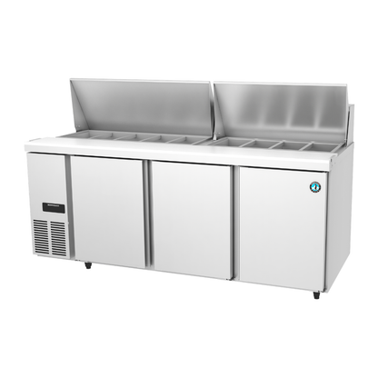 Hoshizaki 3 Door Cover and Cutting Board Salad Undercounter Chiller *Pans not included ( RT-188MA-P-PRS)
