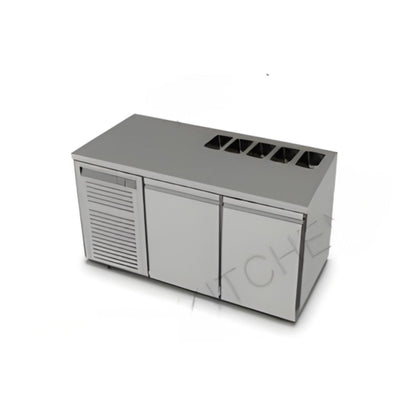 Sofia 2 Door Undercounter Chiller + GN Top Opening 5* 1/3 (SOFUC-142 GD)