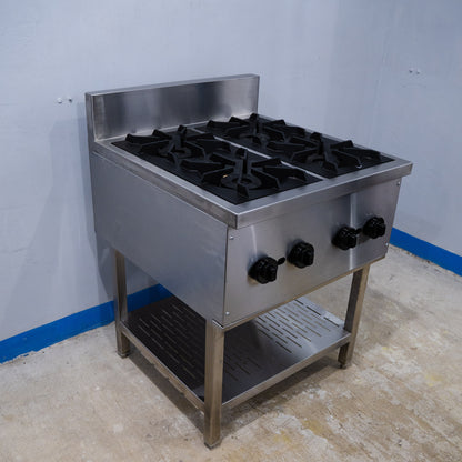 4-Top Burner with Bottom Shelf