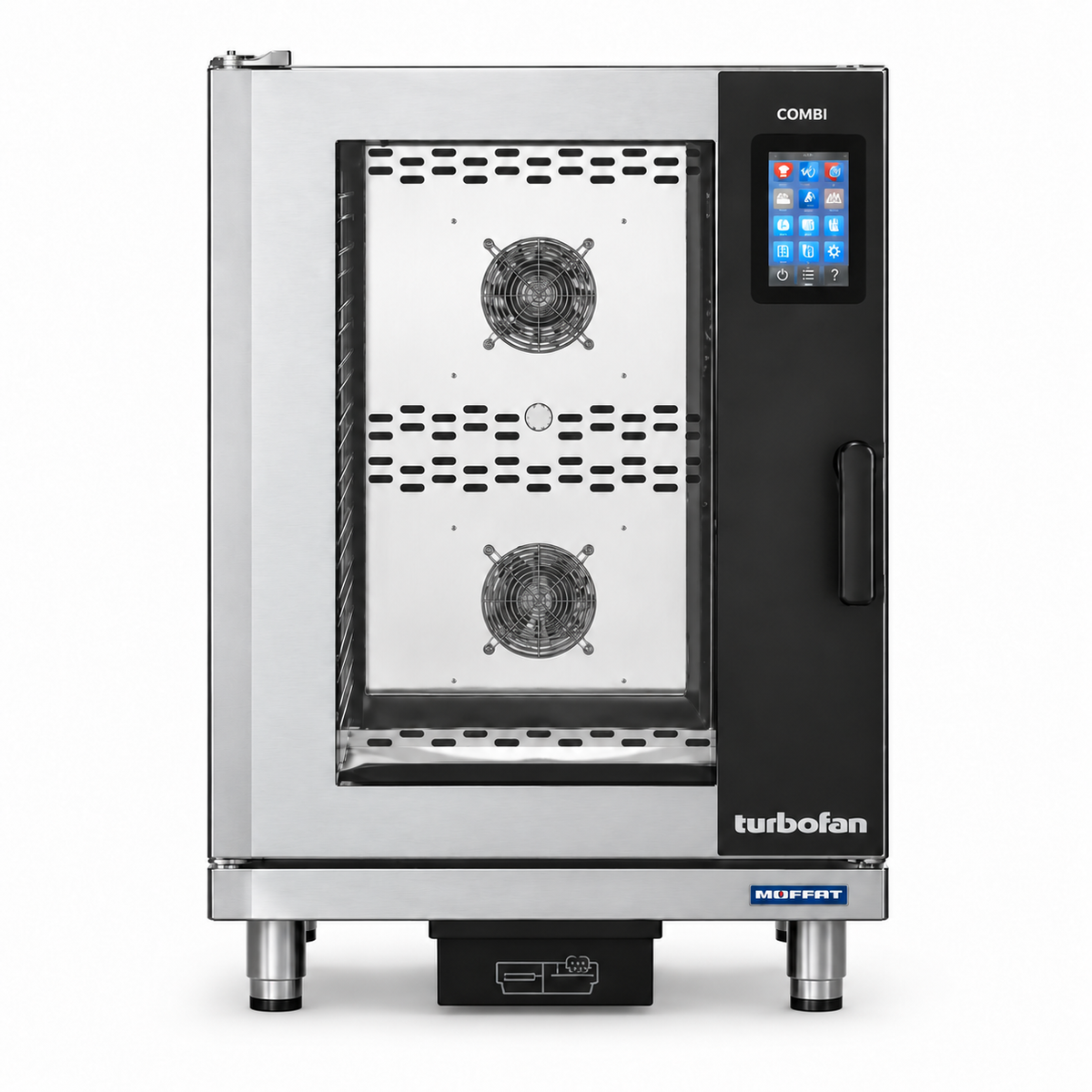 Turbofan EC40T10 Full Size Tray Touch Screen Electric Combi Oven