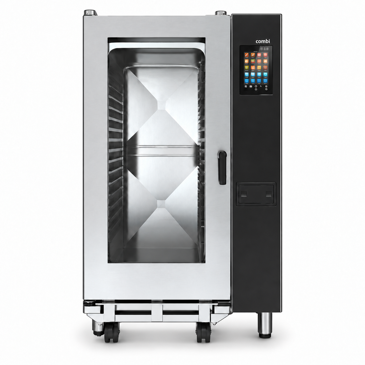 Turbofan EC40T40 Full Size Tray Touch Screen Electric Combi Oven