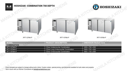 Hoshizaki 2 Door Undercounter Combination (RFT-127MA-P)