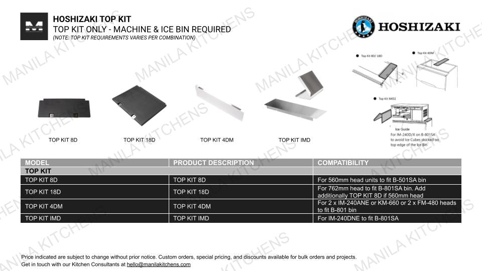Hoshizaki Top Kit (Top Kit 4DM)