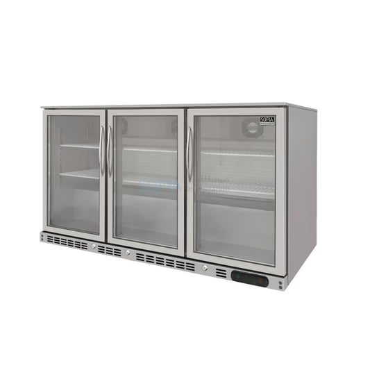 Sofia  3 Door Stainless Steel Bottle Undercounter Cooler (SOFBC-3 SS)