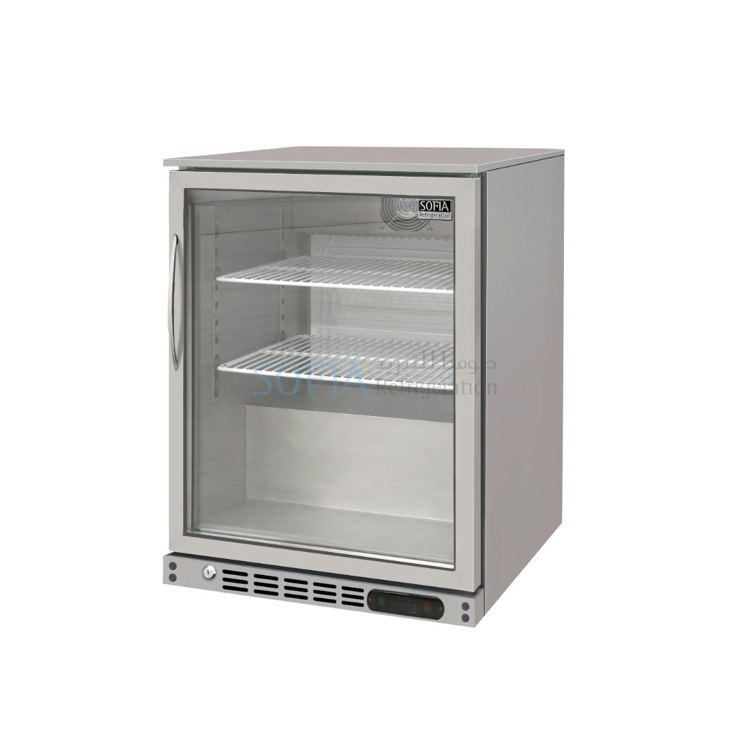 Sofia 1 Door Stainless Steel Bottle Undercounter Cooler (SOFBC-1 SS)