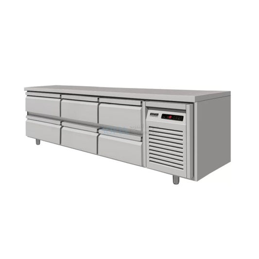 Sofia Lowboy 6 Drawer Undercounter Chiller SOFL-190)