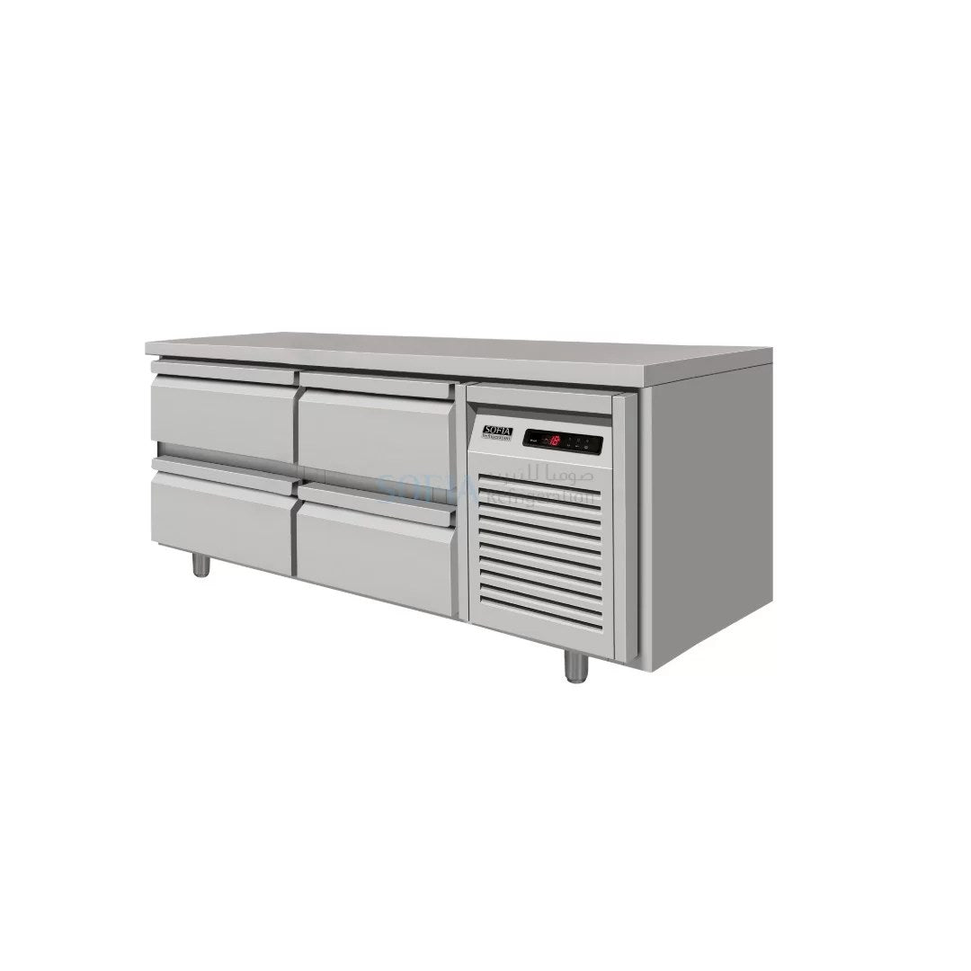 Sofia Bakery Undercounter 3 Door Freezer (SOFUC-190 FE BK)