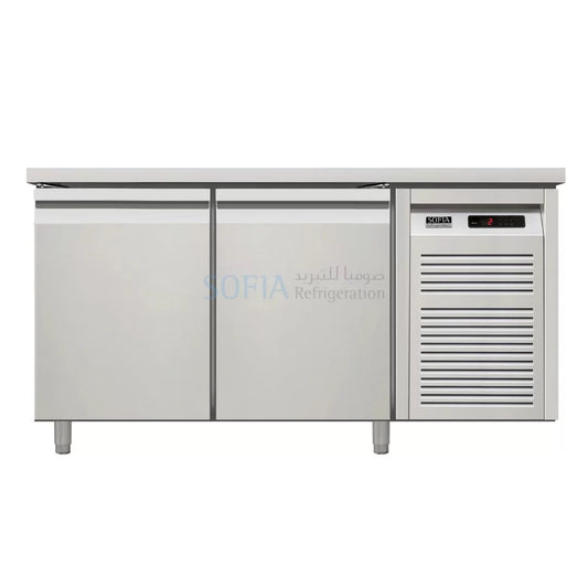 Sofia Bakery Undercounter 2 Door Chiller (SOFUC-144 BK)