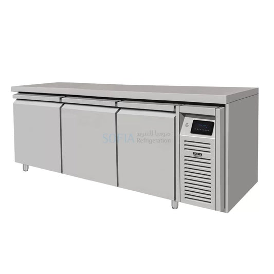 Sofia Bakery Undercounter 3 Door Chiller (SOFUC-190 BK)