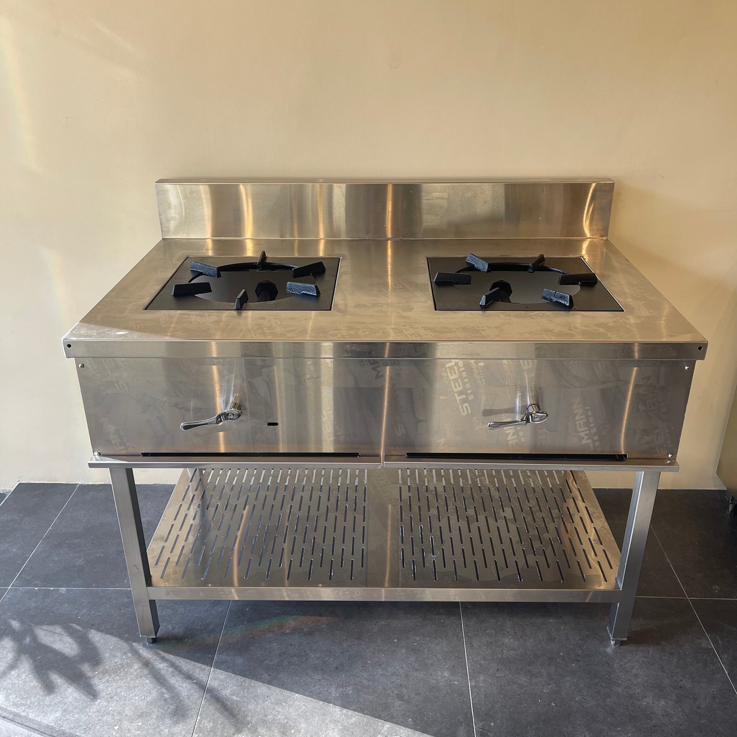 2-Top High-Pressure Stock Pot Burner