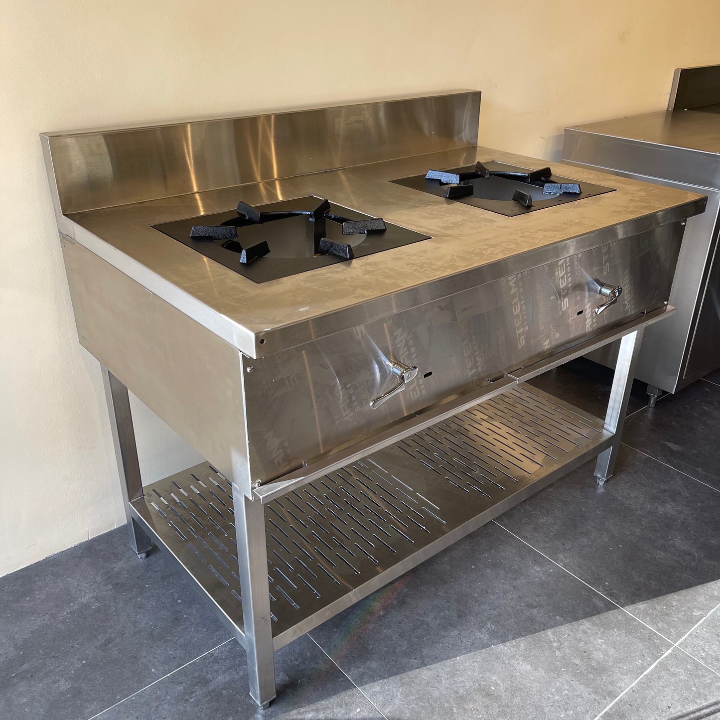 2-Top High-Pressure Stock Pot Burner