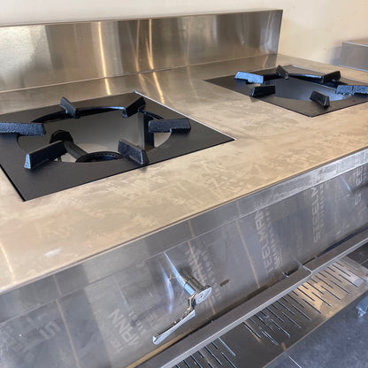 2-Top High-Pressure Stock Pot Burner