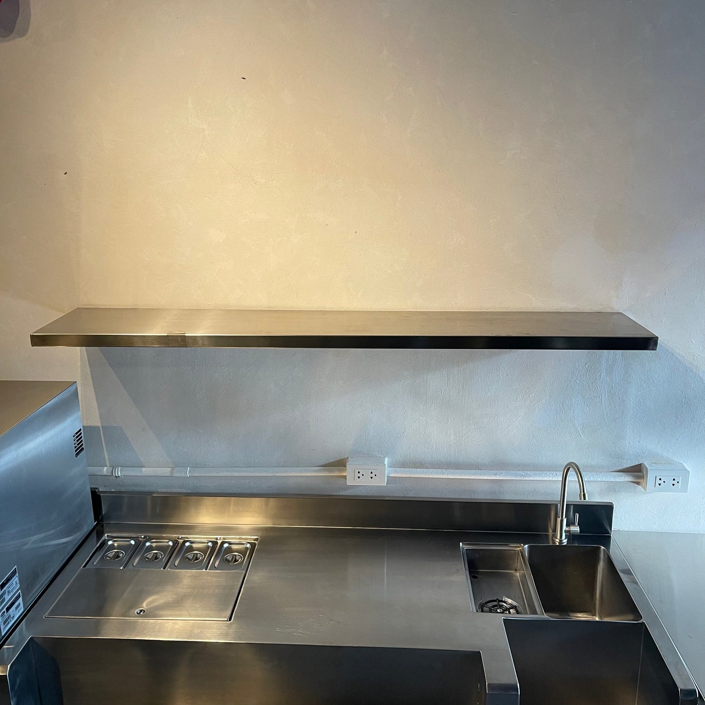 1-Layer Open Plain Wall Shelf