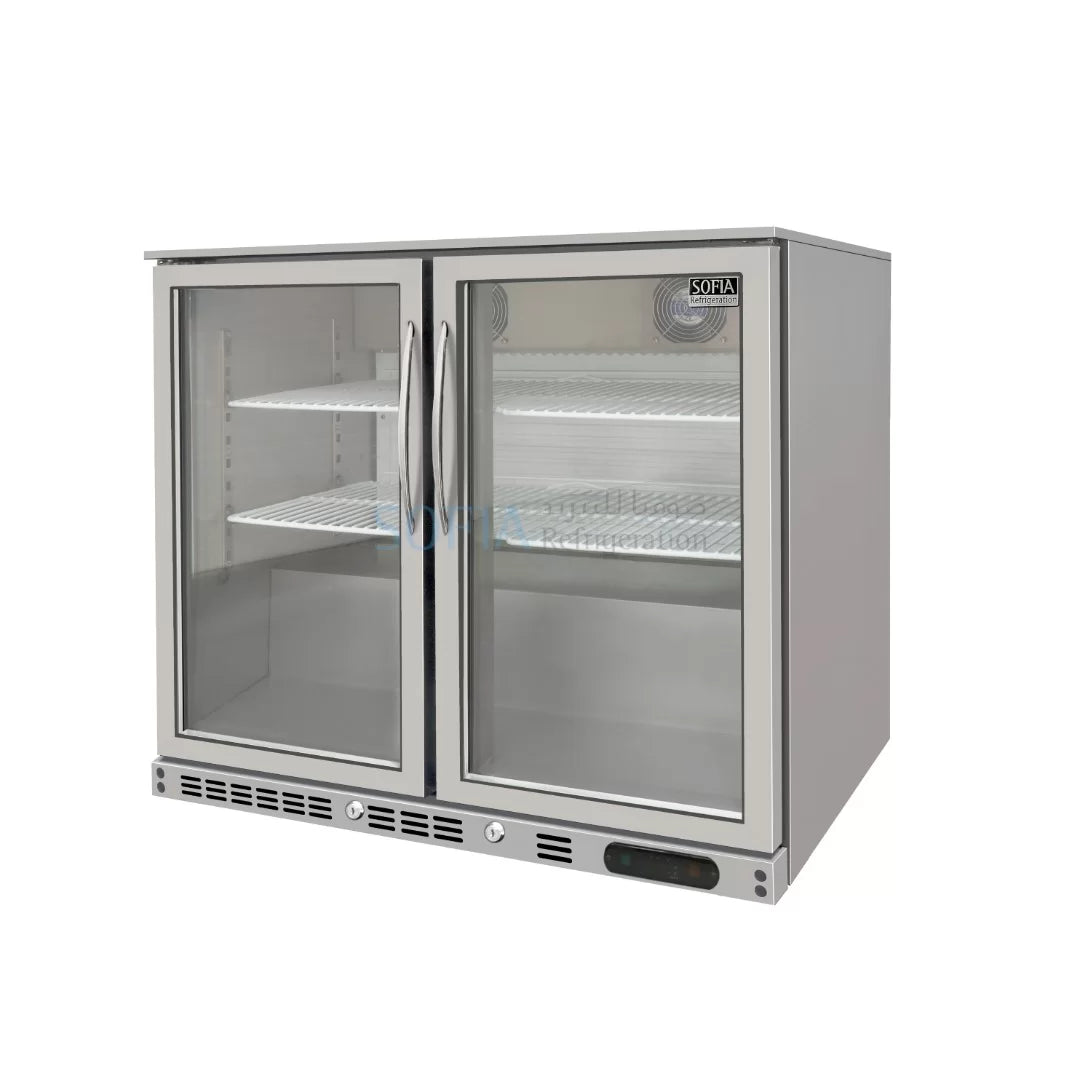 Sofia 2 Glass Froster Undercounter Freezer (SOFBC-1 GF FE)
