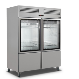 Sofia 4 Glass Door + SS Door Upright (SOFMCGD-1400)