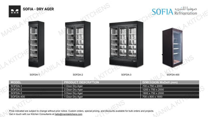 Sofia 3 Door Dry Ager (SOFDA-3)