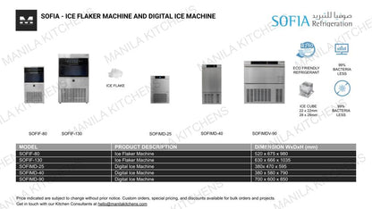 Sofia Ice Flaker Machine (SOFIF-80)