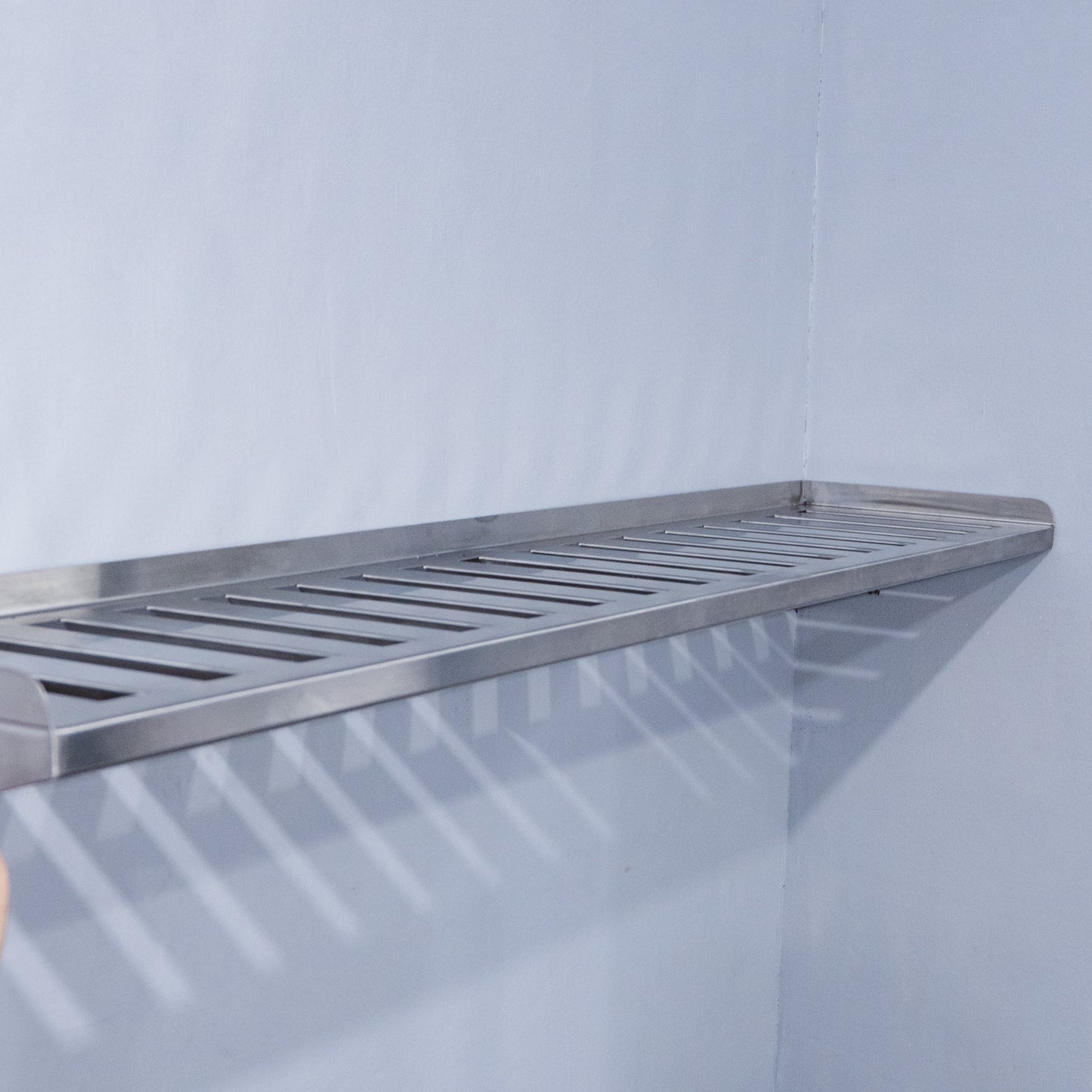 1-Layer Open Slatted Wall Shelf