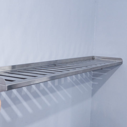 1-Layer Open Slatted Wall Shelf