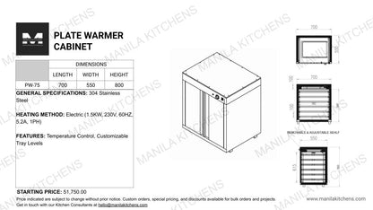 Plate Warmer Cabinet